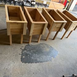 Cedar Box ‘s. 24”x12”x11”-24”tall  $30 Each 