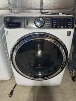 GE Smart Front Load Washer & Electric Dryer Set