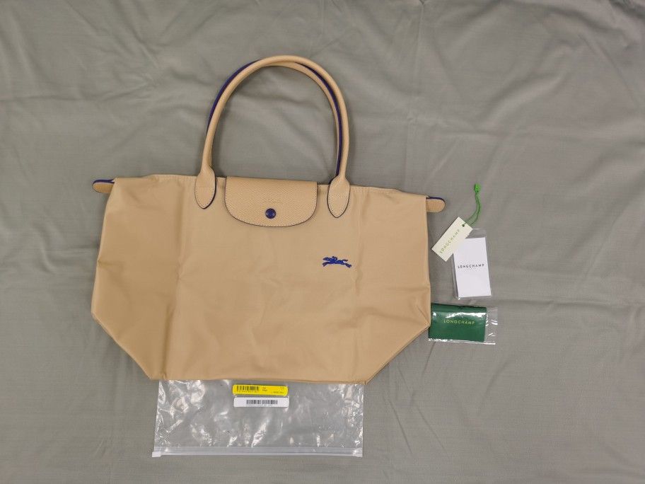 Longchamp Le Pliage 70th Anniversary Tote Bag size large Beige