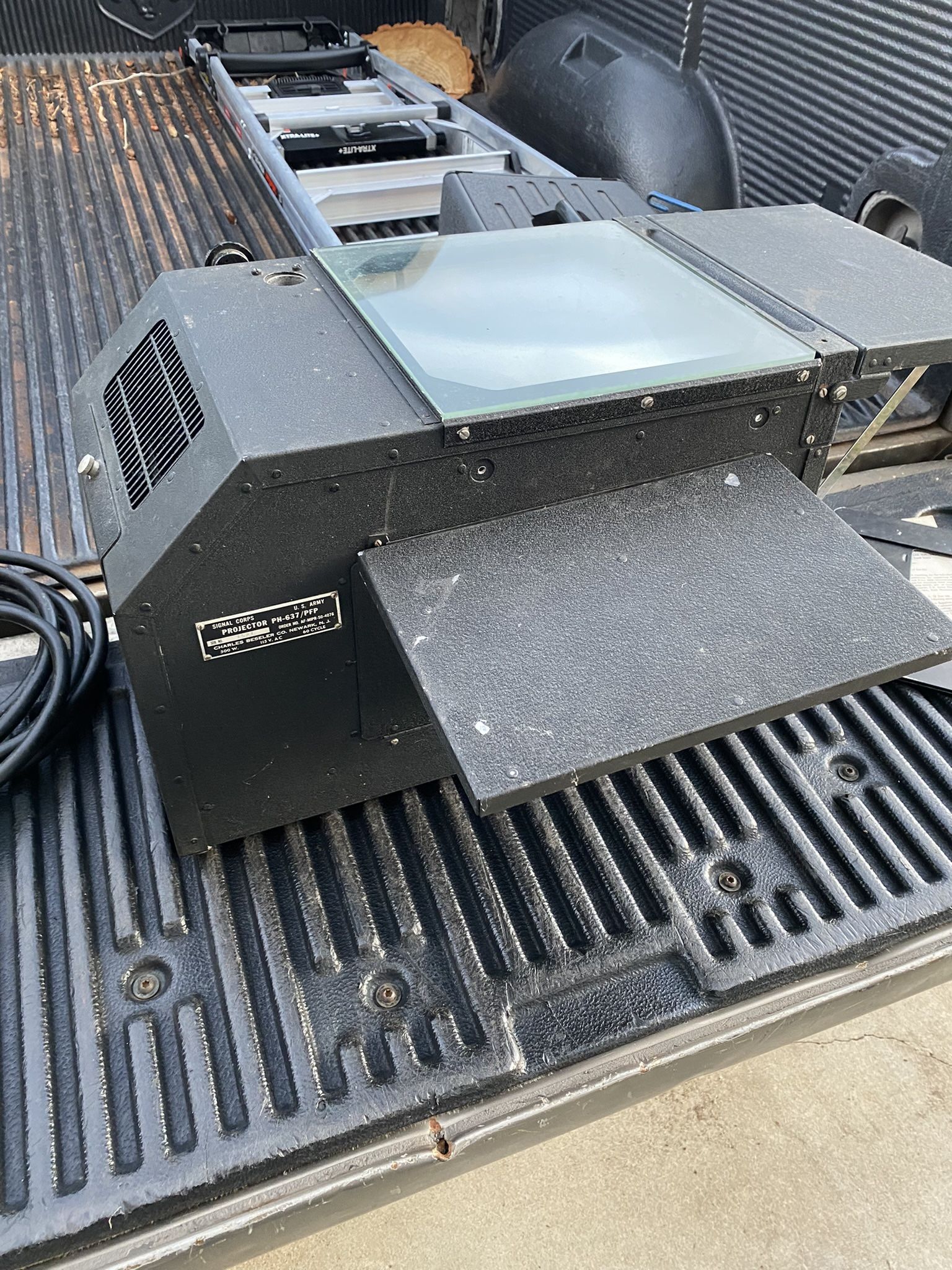 Vintage Military Overhead Projector From 1966