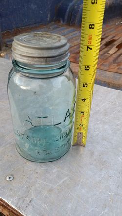 Glass antique bottle