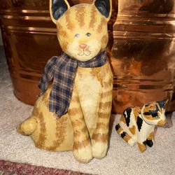 Deco Podge and Wood Cats