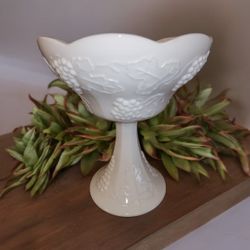 Vintage Indiana Glass Company Harvest Compote, 1960's