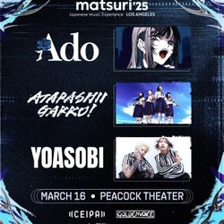 Attarashi gakko! Yoasobi + Ado at matsuri 2025