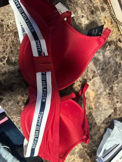 Tommy Hilfiger red bra