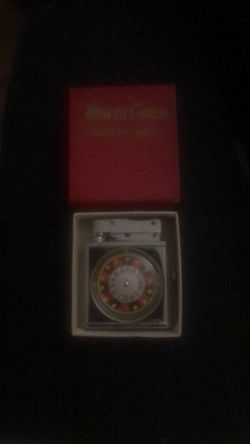 Rare vintage Monte Carlo  roulette lighter