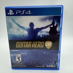 Guitar Hero Live Game (Sony PlayStation 4, 2014) Tested Works
