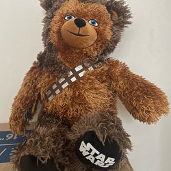 Build A Bear Star Wars Chewbacca Chewie Wookie Plush Stuffed