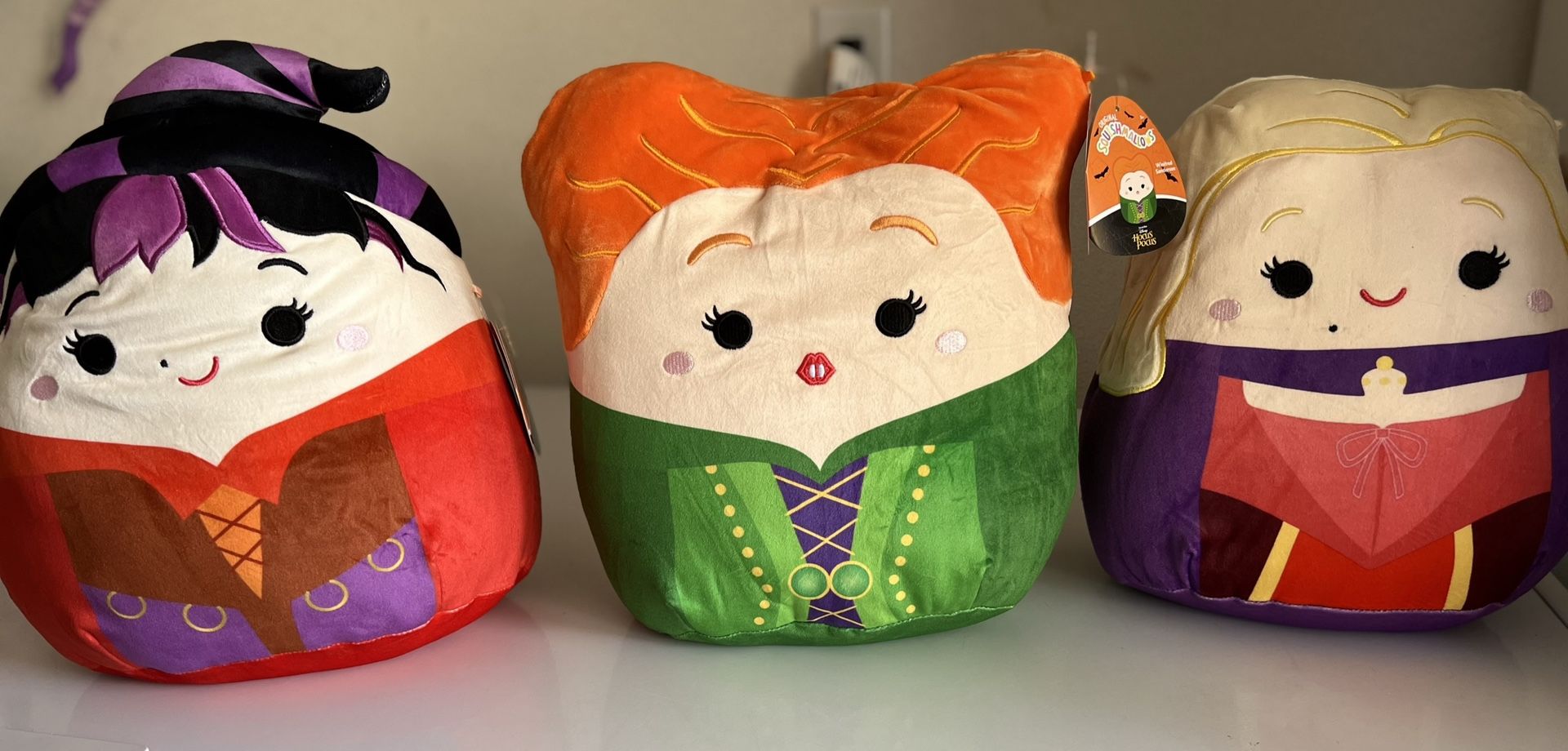 Squishmallows Set Of 3, 12” Hocus Pocus Squishmallows - Disney
