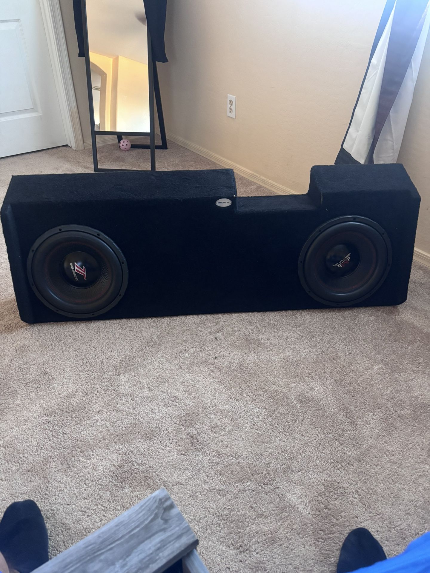 2 12” Inch Subs Majestic Audio Super Sound Box