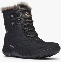Columbia Minx Women's Shorty III Winter Boots, Size 5, Black Pebble