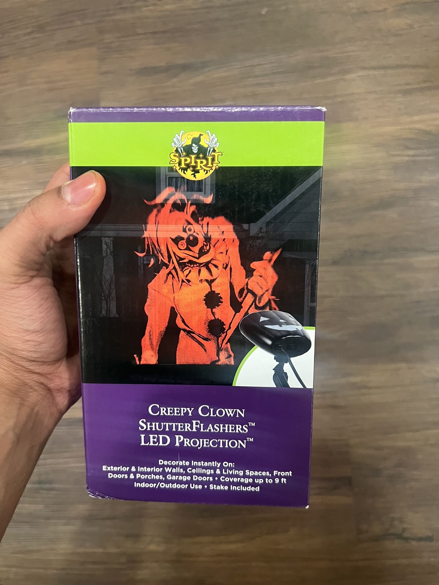 Creepy Clown Shutter Flashers LED Projection