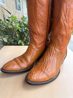 Genuine Shark Skin Cowtown Boots Size 10.5
