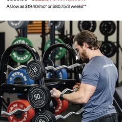 Brand New Titan Fitness Fixed Barbell Storage Rack