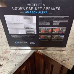 Wireless under cabinet speaker with amazon alexa sales