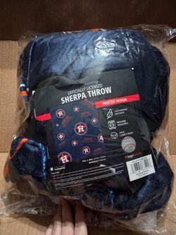 Houston Astros 50x60 Sherpa Throw