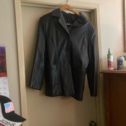 Mans Leather Jacket XL Like New