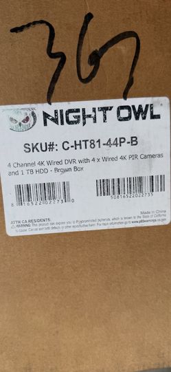Selling Nightowl System 4k 140