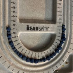 29 Pc Coral Blue Beads 