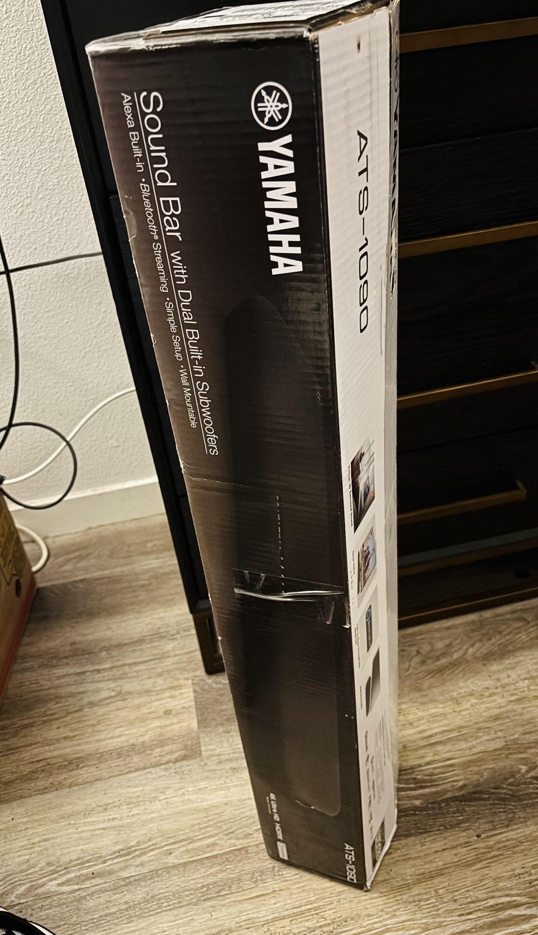 Yamaha ATS-1090 Bluetooth Soundbar | 2.1 Channel Home Theater System w/ Built-in Subwoofer – Deep Bass + Clear Voice