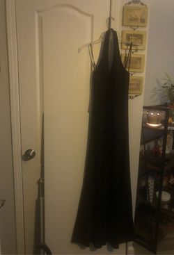 Long black dress