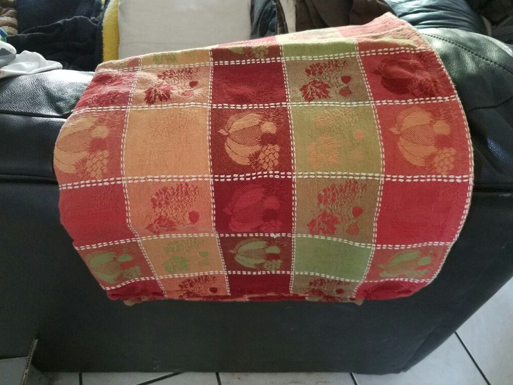 Tablecloth large fall square shape