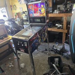 Upgraded Marvel Pinball Machine