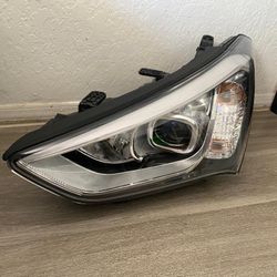 2013 + Hyundai Santa Fe Lh Headlight 