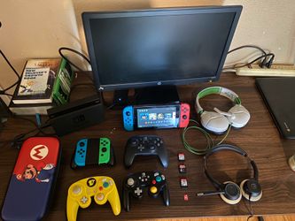 Nintendo Switch With a lot of Extras