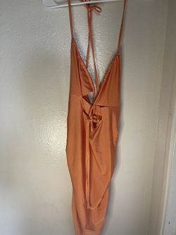 Neon Orange Summer Dress