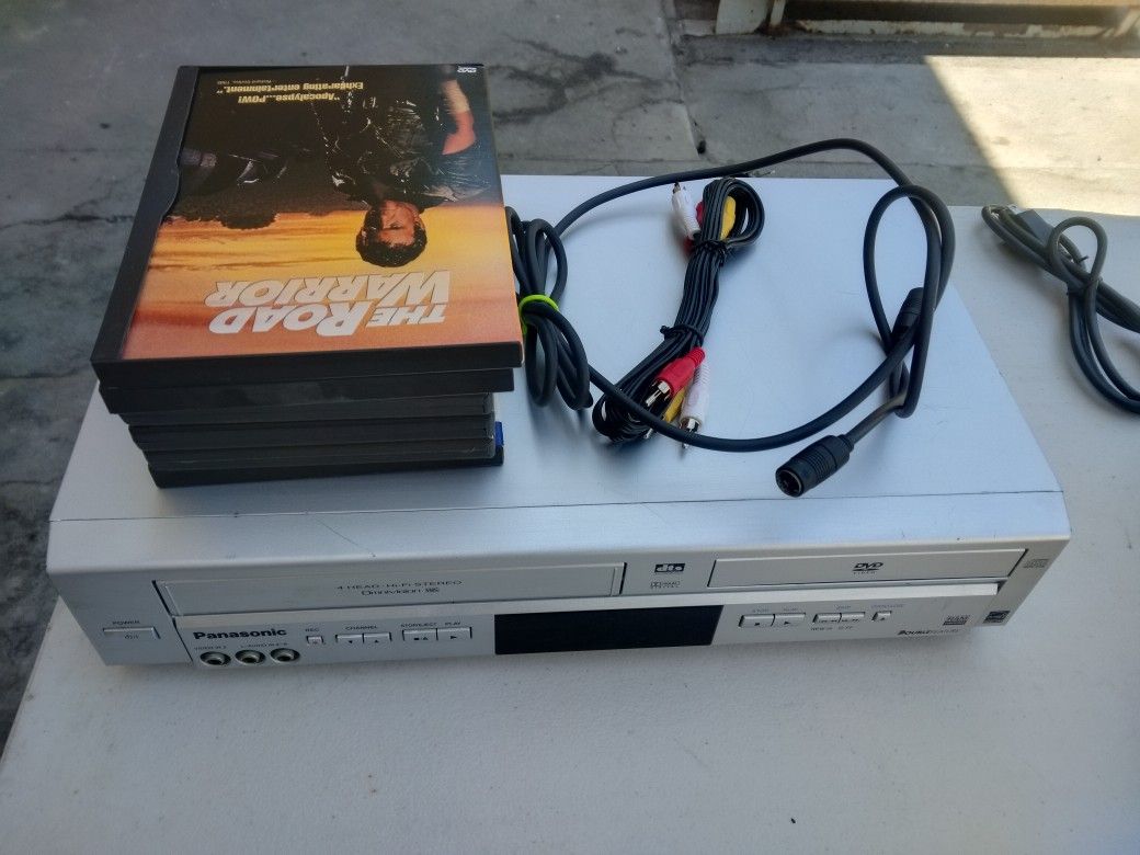 DVD And VCR Player And Movies