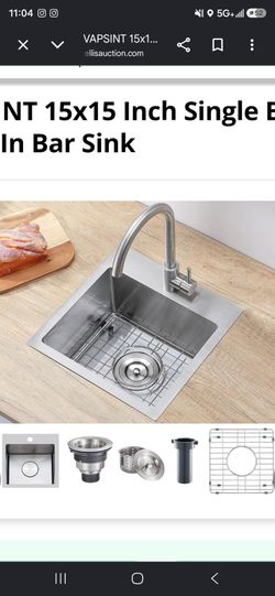 Drop in sink