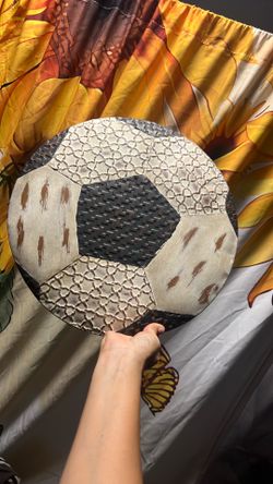 Soccer ball wall decoration