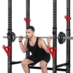 Power Rack, Rack Cage for Weight Training, Adjustable Squat Stand Rack for Home Gym Equipment, Lifting Cage with 660lb Capacity