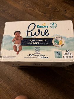 Pampers pure diapers size newborn
