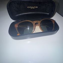 Coach Transparent Amber glasses