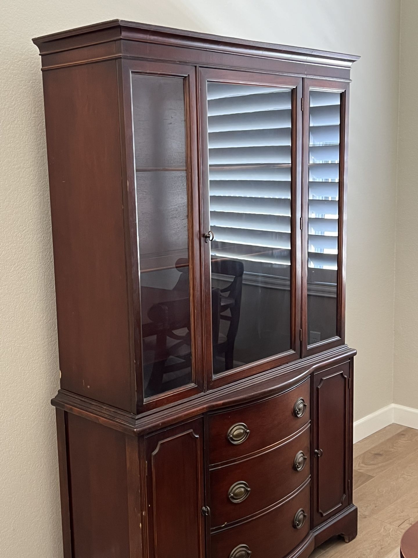 Mahogany China Cabinet