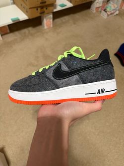 Size 5.5Y or 6Y - Nike Air Force 1 LV8 GS Halloween Black Ghost Green