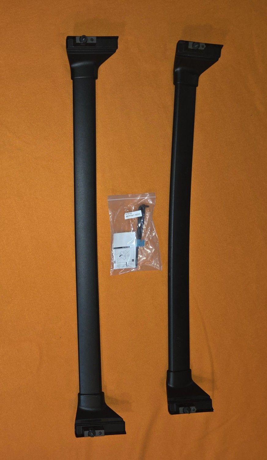 OEM 2x Black Roof Rack Rails Cross Bars for Toyota Corolla Cross 19-24 