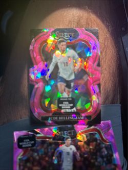Panini Select 2025-26 Mezzanine Jude Bellingham Pink Ice Prizm #144 England