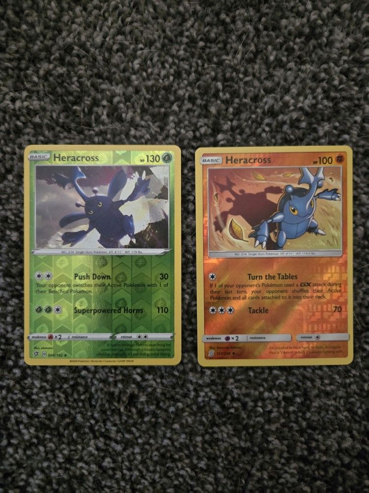 Heracross Reverse Holos