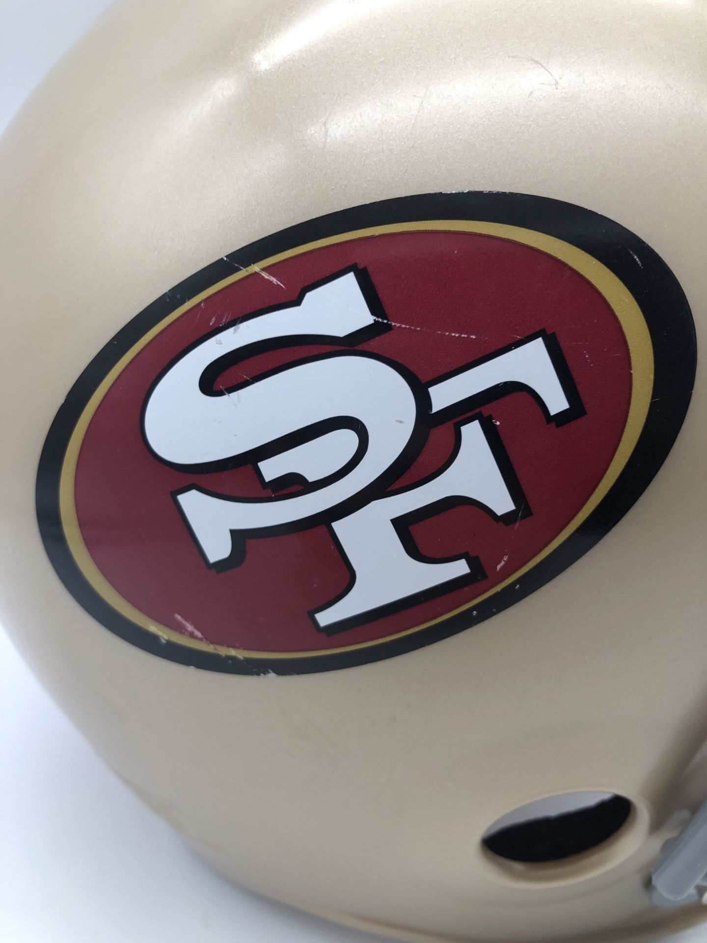 49ers Plastic Franklin Helmet