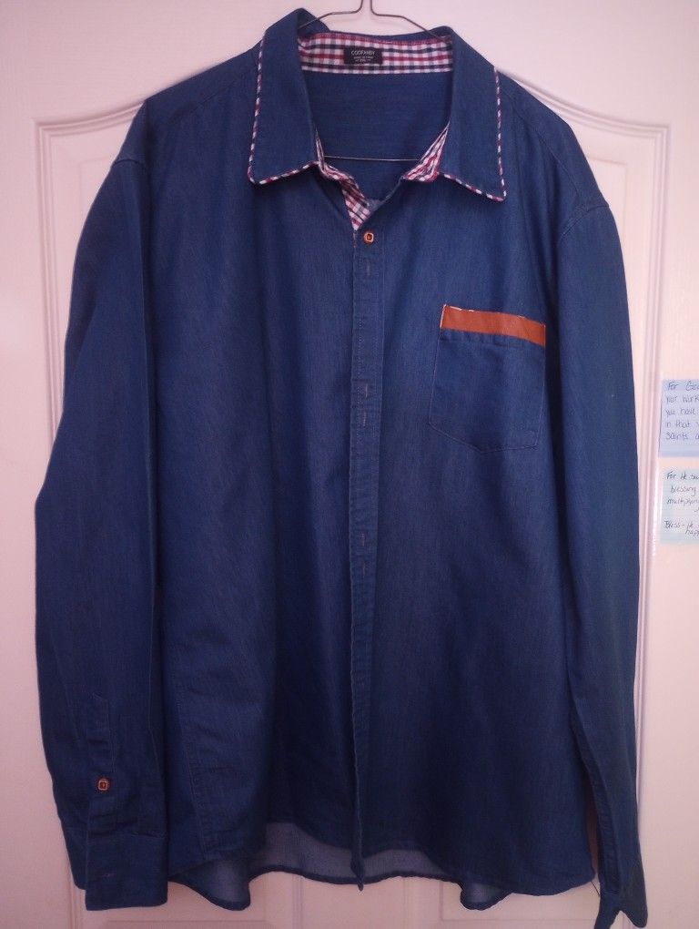 Men Denim Type Shirt Size 3XL 