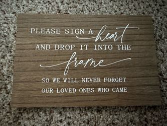 Wedding sign $1
