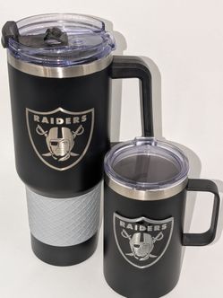 Raiders Stainless Steel Tumbler Bundle