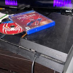 Ps4 With spiderman 