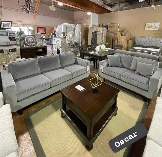 Sofa and Loveseat Living Room Set