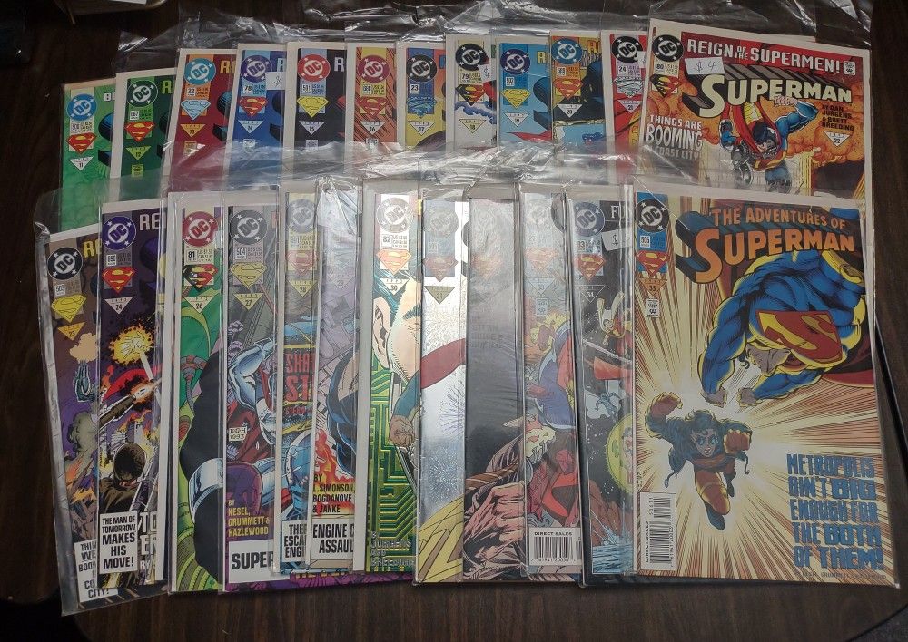 25 Issue Lot - Superman Comics Storyline #11 to #35 (1993)