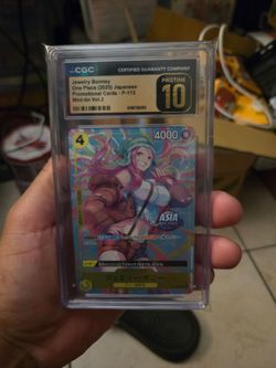 Jewelry Bonney One Piece CGC Pristine 10 Graded Card