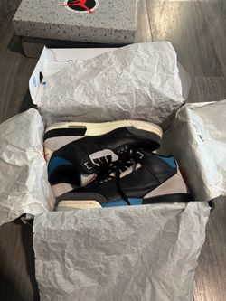 Air Jordan 3 Sneakers Black Blue Grey